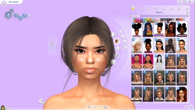 Sims 4 CAS|?Arya Huang With CC Links!!? смотреть онлайн