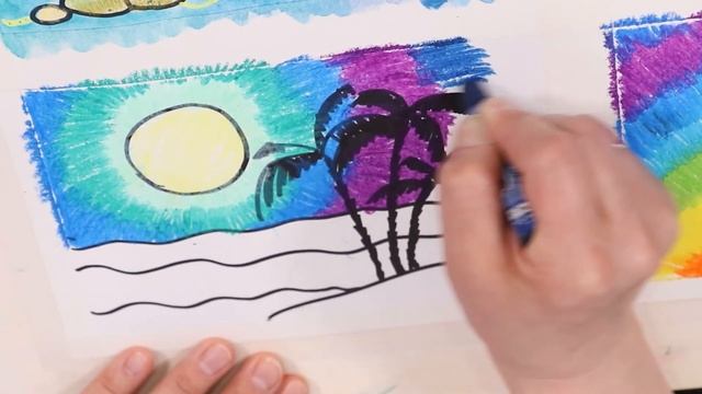 22. Пляж. Солнечная ИЗО-студия.  Педагог - Хаматова Евгения Михайловна. смотреть онлайн