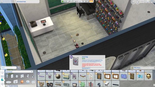 COSMETIC SHOP - Magnolia Mall | Sims 4 Speed Build (No CC) смотреть онлайн