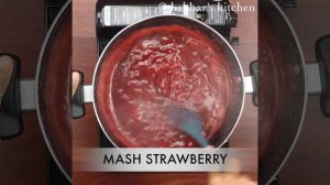 strawberry jam recipe | how to make homemade low sugar strawberry jam