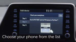 Toyota C-HR: How to pair your phone via Bluetooth