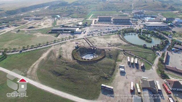 Аэросъемка грязевого вулкана Тиздар (Азовское море) смотреть онлайн