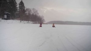 Снегоход Yamaha B-TX или BRP 900 Ace Turbo, обзор снегоходов.