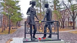 Магнитогорск, сквер Университетский, технический Университет, улица Калинина (25.10.2020)