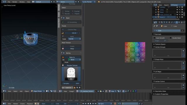 Обзор аддона TexTools для Blender. Часть 2.