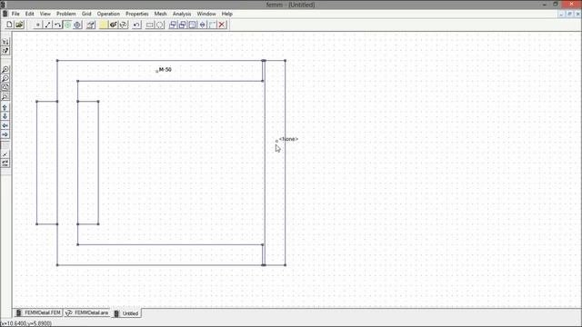 FEMM Tutorial - Detailed Steps