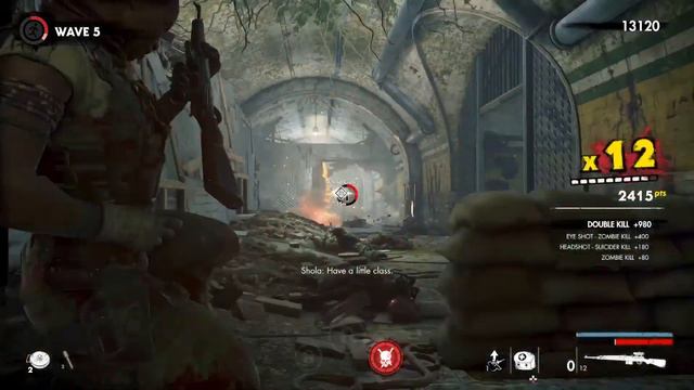 So I played a scary zombie and this how it went.... смотреть онлайн