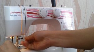 JANOME SewLine 500S обзор