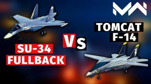 MODERN WARSHIPS | VERSUS | SU-34 FULLBACK VS F-14 TOMCAT