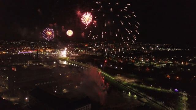 День Победы. Тула Аэросьемка смотреть онлайн