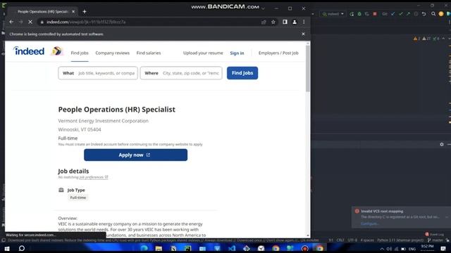 web scraping Project with python (scrap data from ineed) смотреть онлайн