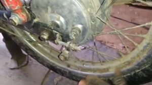 Минск 125. Замена цепи ! Ужас что с ней стало !