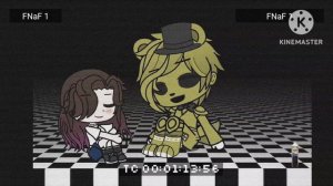 подсела отдохнуть к голден фредди 😯