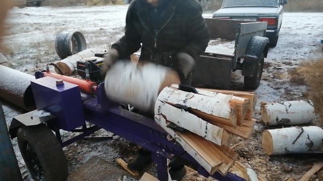Дровокол на 8 частей