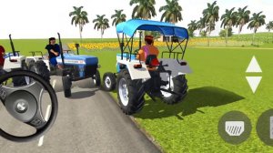 Indian Tractor Driving 3D || Swaraj Tractor 744 || android tractor wala game 2023 gameplay