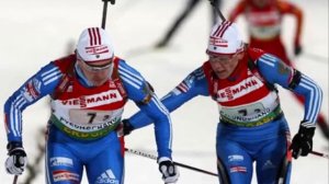 good luck in Olympic Vancouver - to Russian biathlon team.wmv