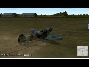 Як1б 127 серии против Bf109G2 в районе Белореченская-Майкоп. Немец разбился сам.