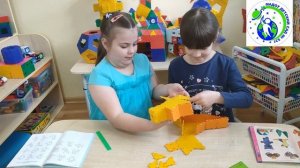 Учимся играя ТИКО конструктор собираем собаку