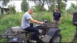 Чудо-техника деревни Саново. Квадрик своими руками. Жигурал.