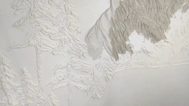 Барельеф из штукатурки, шпатлёвки. На даче, своими руками. смотреть онлайн