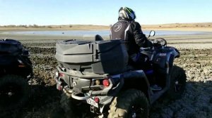 CF MOTO встал на дыбы  и вылетел с квадроцикла