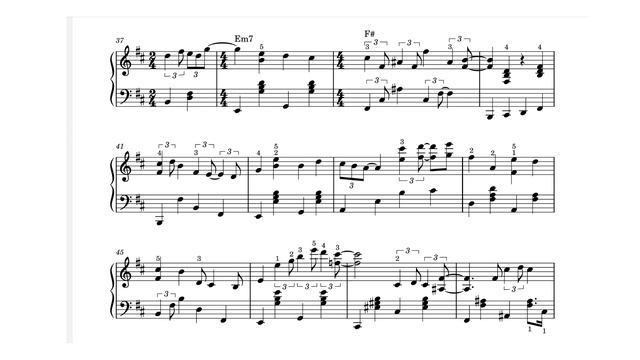 Emmanuelle / Piano Sheet Music / Pierre Bachelet/ SangHeart Play смотреть онлайн