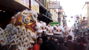 Lion Dance. China Town, San Francisco