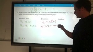 Arithmetic Sequence Real World Problem