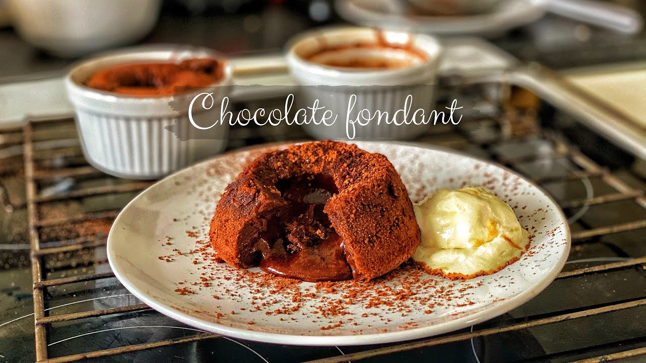 Шоколадный фондан. Chocolate fondant.