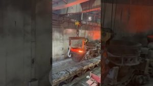 Работа плавильного цеха