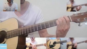 Moby Extreme Ways Guitar Cover Tutorial / How to play a guitar / Как играть на гитаре / Gitar Çalma