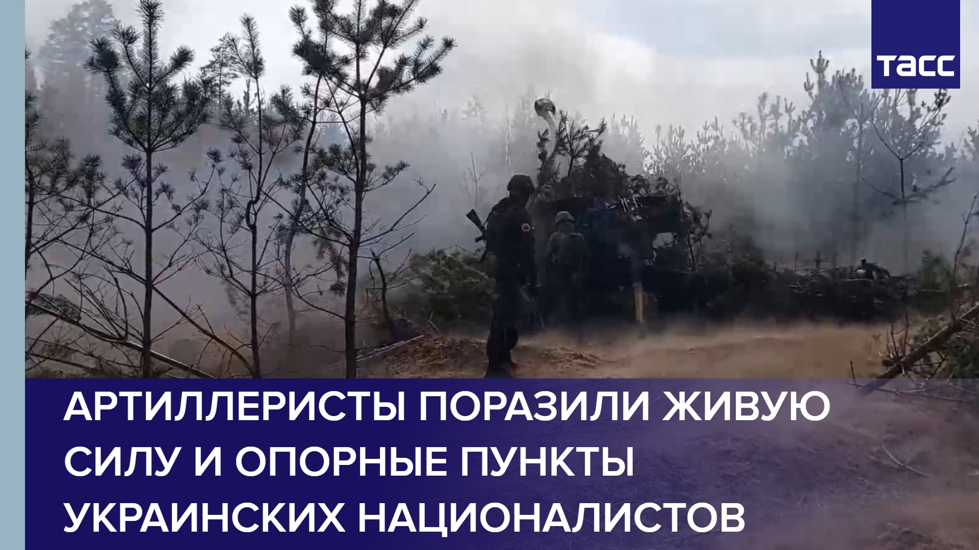 Артиллеристы поразили живую силу и опорные пункты украинских националистов