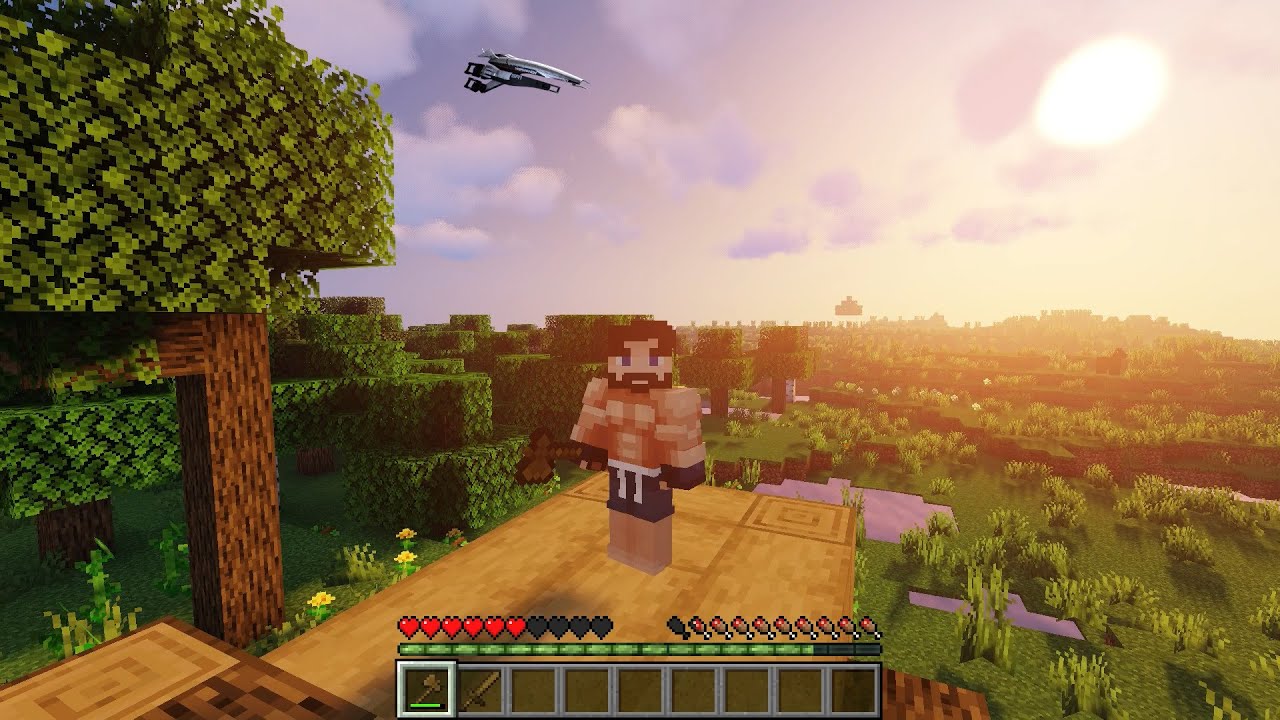 Minecraft Коммандер отправляется в мир Aternos