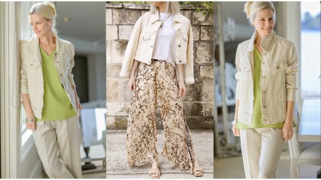 БЕЖЕВЫЕ БРЮКИ 2024💖 ТРЕНДОВЫЕ СОЧЕТАНИЯ ДЛЯ ЖЕНЩИН ВСЕХ ВОЗРАСТОВ смотреть онлайн