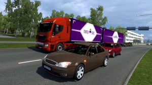 Рейс Коувола - Тампере в VR шлеме в Euro Truck Simulator 2.