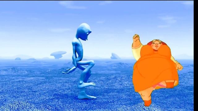 Разноцветный человек, зеленый человек