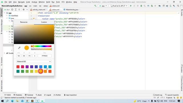 Material Design RadioButton in ? Android ? Studio With Java? смотреть онлайн