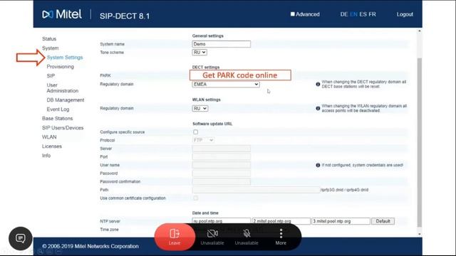 SIP-DECT 8 initial setup and configuration смотреть онлайн