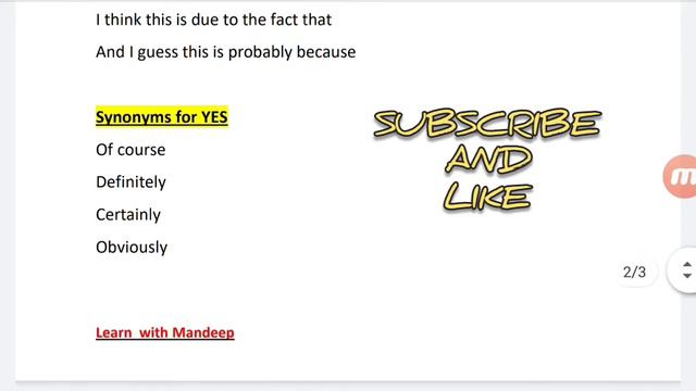 Ielts Speaking Tips- Like or Dislike Questions