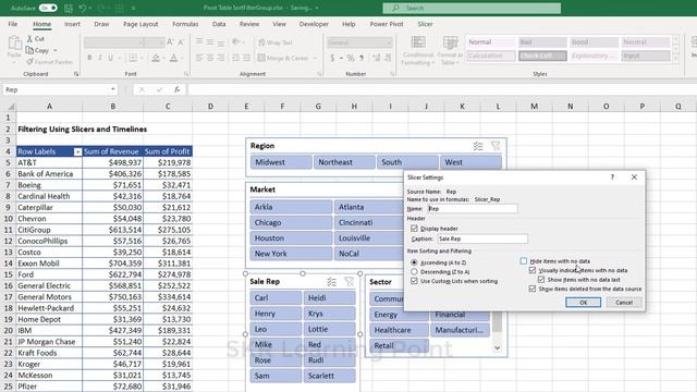 Excel in Hindi- Pivot Table Slicer & Timeline Filter