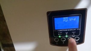 Тест по меню и настройкам Инвертор СИЛА 3000 24 вольта. Пропадают настройки 22.10.23.