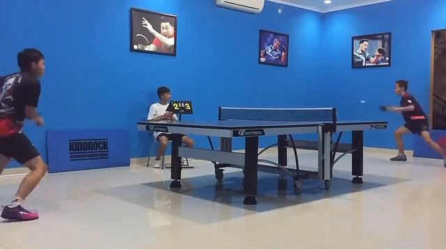 mantaapp!! spin to spin ][ andri VS bimo @ kiddrock pingpong club смотреть онлайн