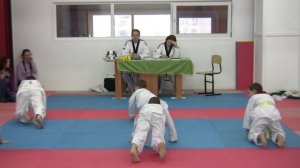 Тхэквондо. Алькор. Аттестация на жёлтый пояс