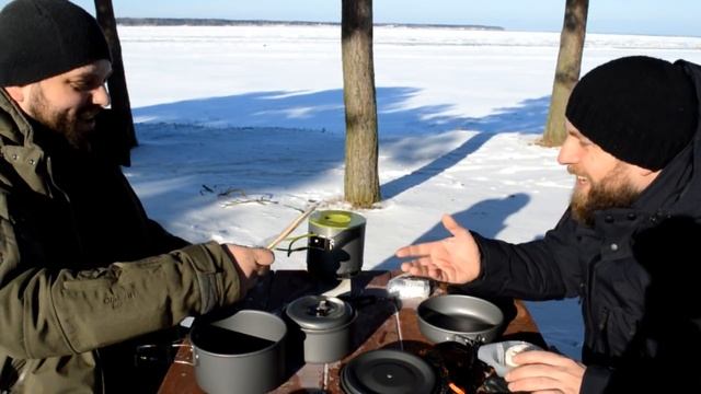 Набор походной посуды от GEARBEST + повторный тест кружки DS-202 смотреть онлайн