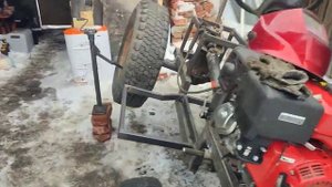 минитрактор классика, соеденил мост мт урал и мост ваз. проект закончен.