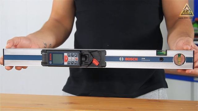 Обзор Дальномер BOSCH GLM 80 + РЕЙКА R60 смотреть онлайн