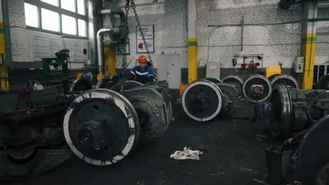 Тепловозы ,ремонт на заводе. смотреть онлайн