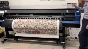 Демонстрация Mimaki TS55-1800 в работе