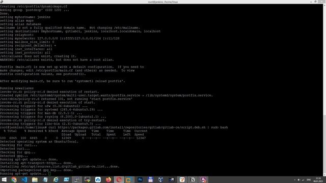 How to install Gitlab on Ubuntu. смотреть онлайн