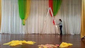 Гагаринский СДК. Видеоролик "Оформление сцены"